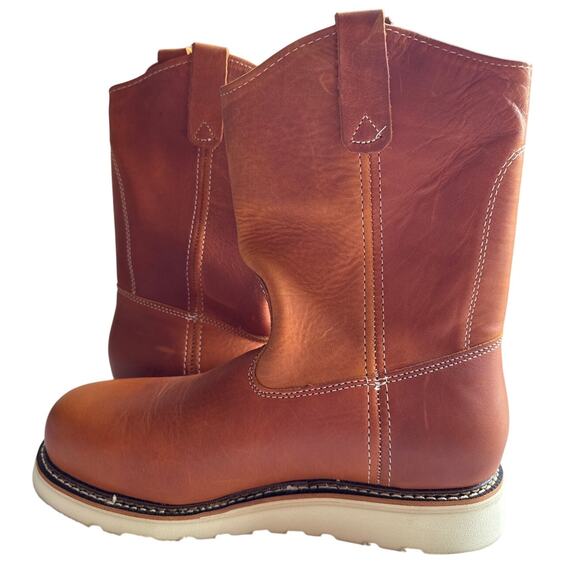 Thorogood Work Boots 11" Wellington Mens 9.5D Steel Toe, EH Leather 804-4205 - Picture 3 of 11